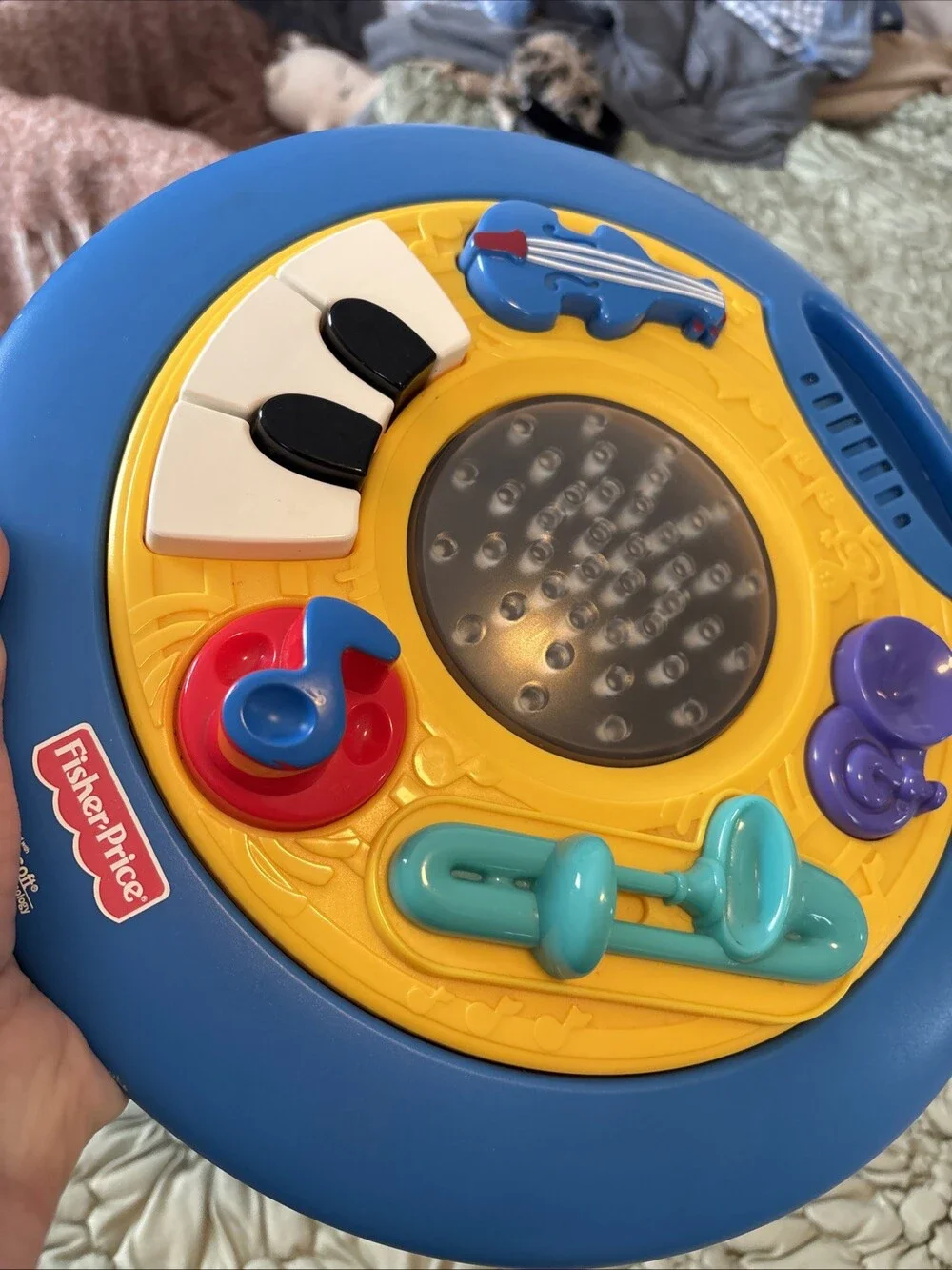 Fisher Price Intelli-Table Interactive Toy Lights Sounds 1999 - Tested Works